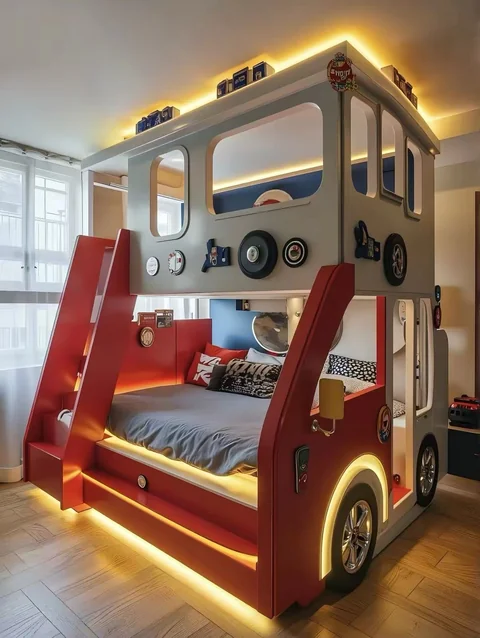 Fire truck rooms · 08 · AI concept