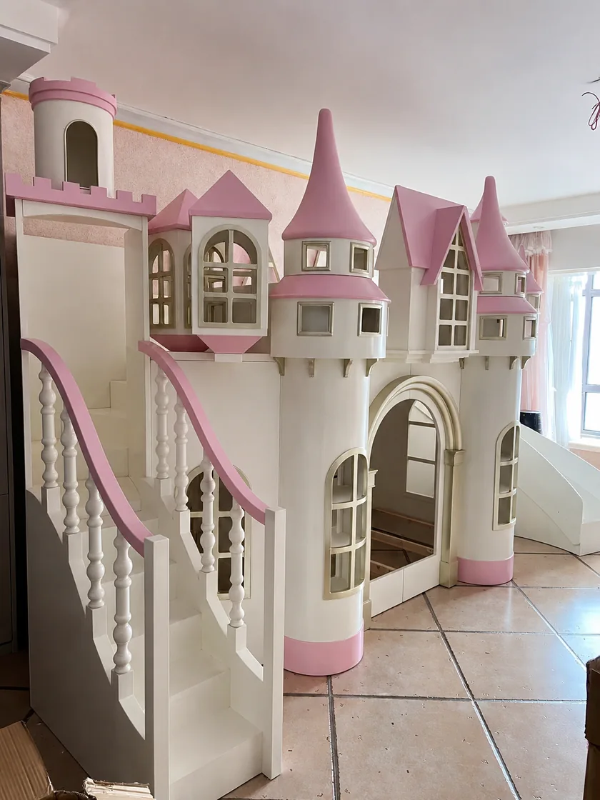 Pink castle space · On-site photo
