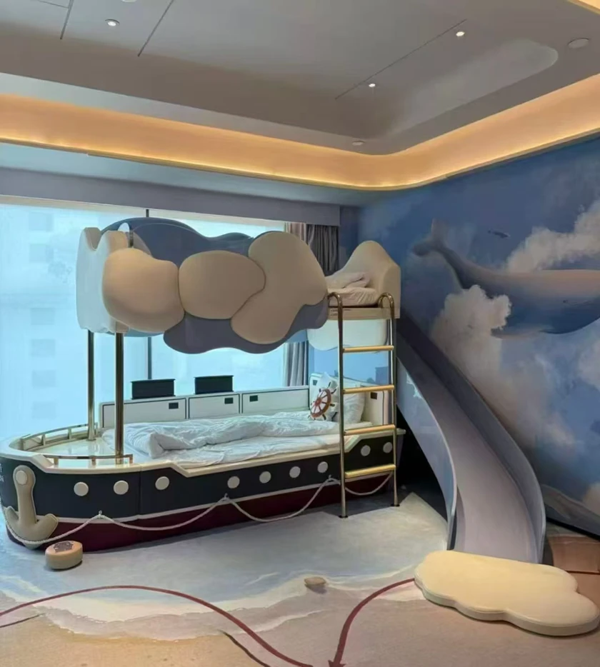 Nautical family room · On-site photo